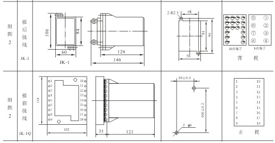 DS-22、DS-22C外形殼體及安裝尺寸圖